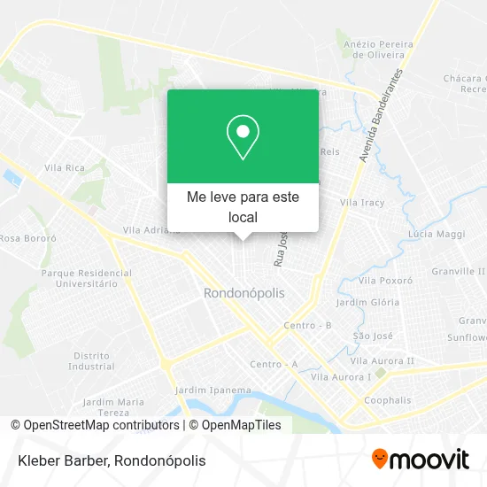 Kleber Barber mapa