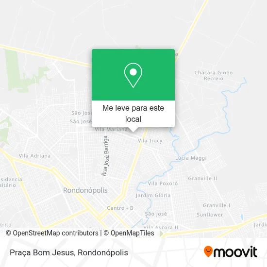 Praça Bom Jesus mapa