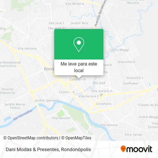 Dani Modas & Presentes mapa