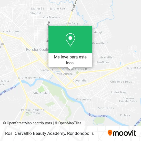 Rosi Carvalho Beauty Academy mapa