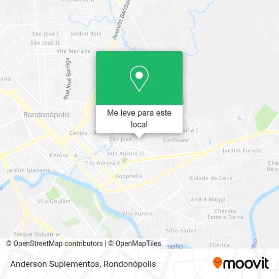 Anderson Suplementos mapa