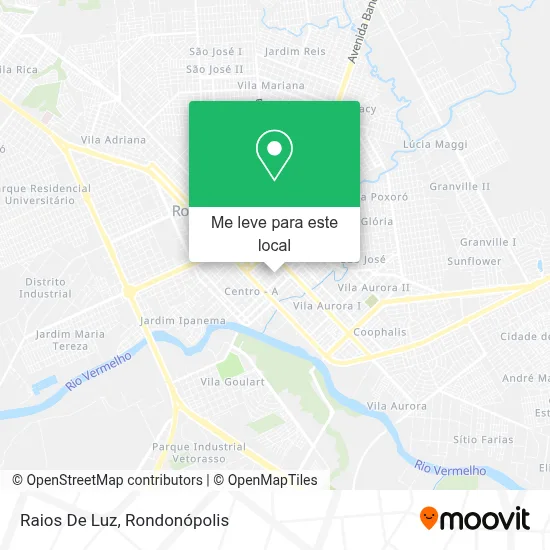 Raios De Luz mapa