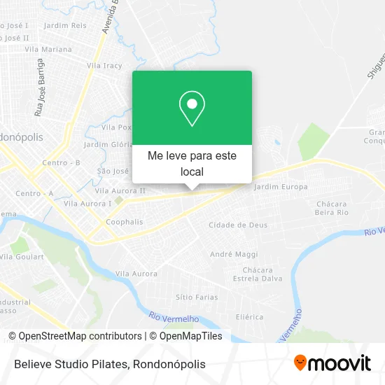 Believe Studio Pilates mapa