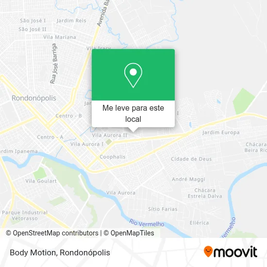 Body Motion mapa