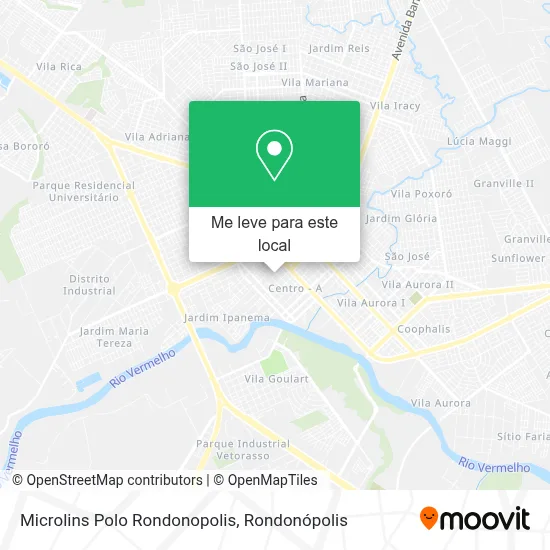 Microlins Polo Rondonopolis mapa