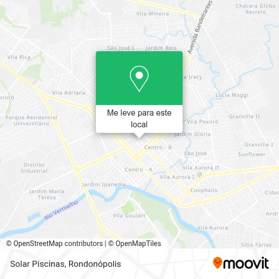 Solar Piscinas mapa