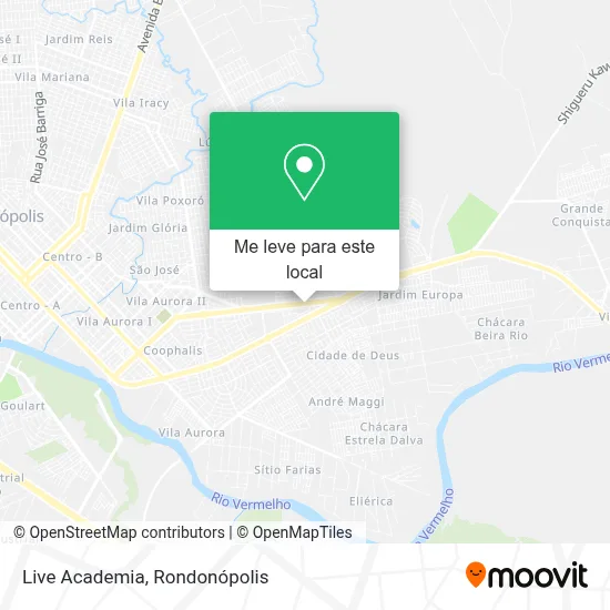 Live Academia mapa