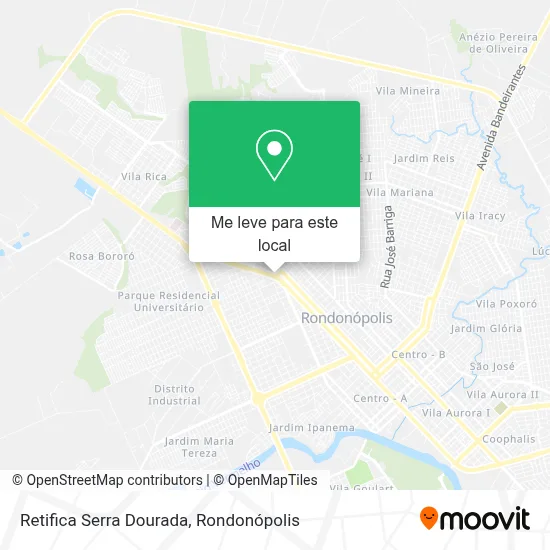 Retifica Serra Dourada mapa