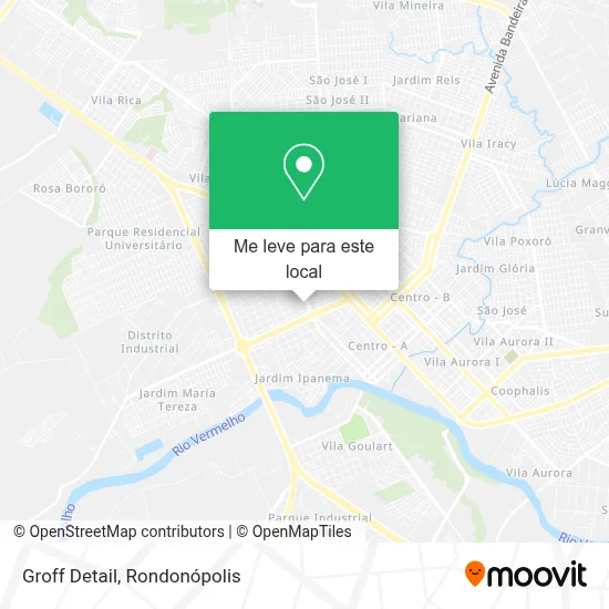 Groff Detail mapa