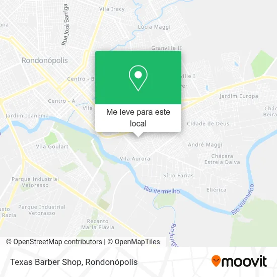 Texas Barber Shop mapa