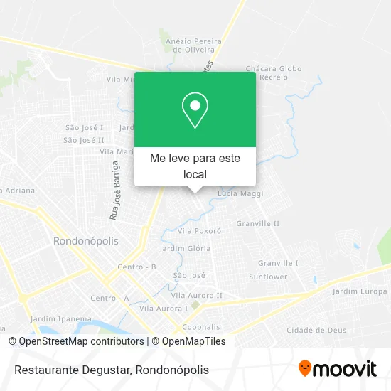 Restaurante Degustar mapa