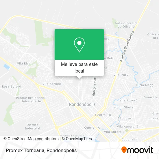 Promex Tornearia mapa