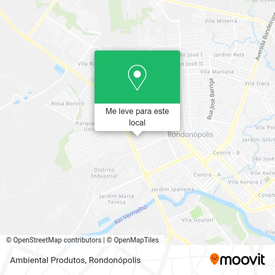 Ambiental Produtos mapa