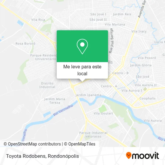 Toyota Rodobens mapa