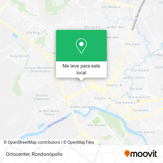 Ortocenter mapa