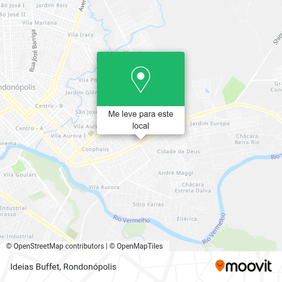 Ideias Buffet mapa
