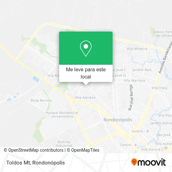 Toldos Mt mapa