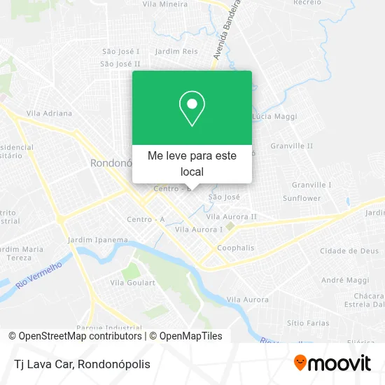 Tj Lava Car mapa