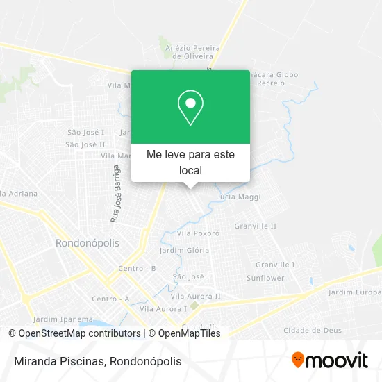 Miranda Piscinas mapa