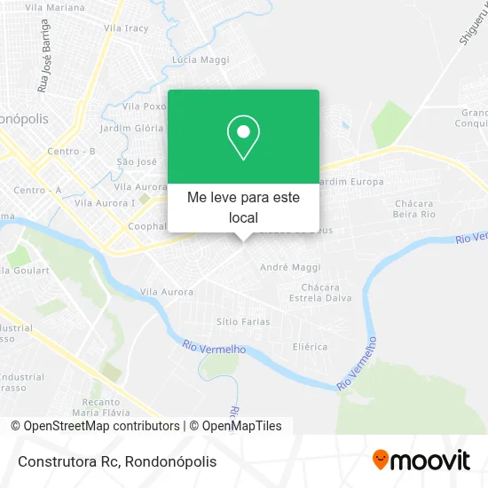 Construtora Rc mapa