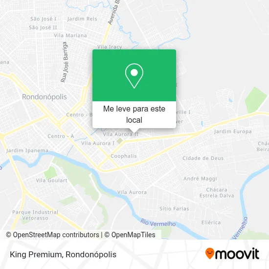 King Premium mapa