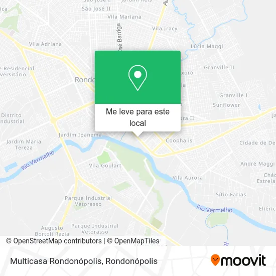 Multicasa Rondonópolis mapa
