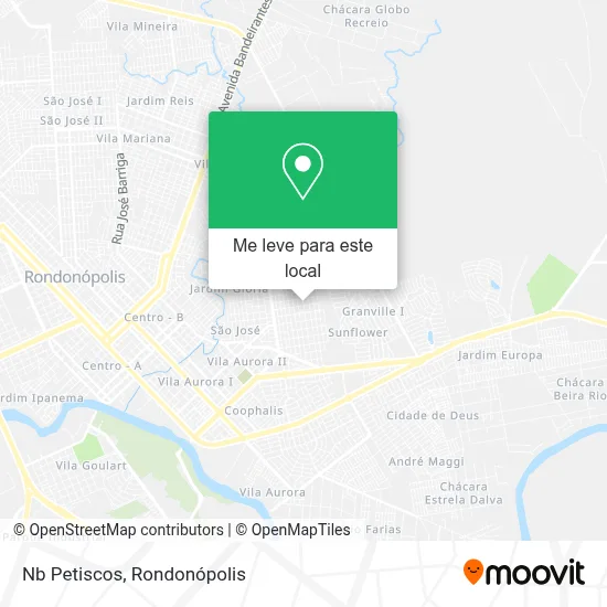 Nb Petiscos mapa