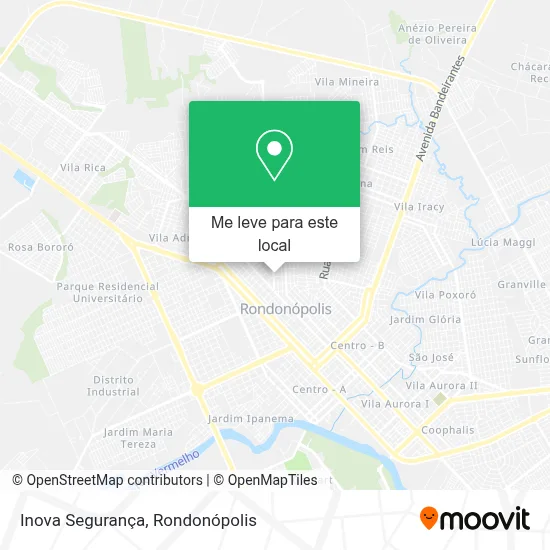 Inova Segurança mapa