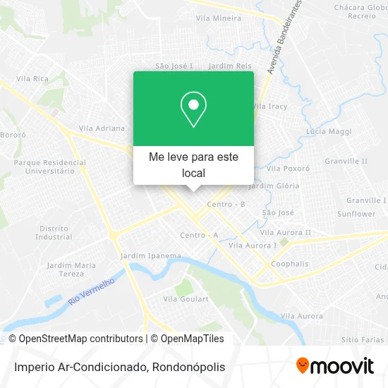 Imperio Ar-Condicionado mapa