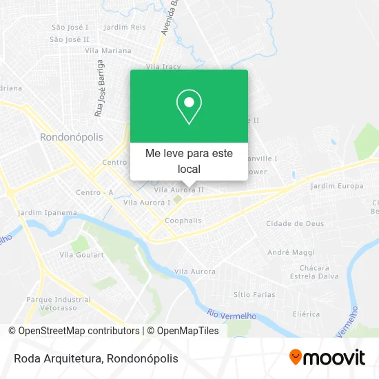 Roda Arquitetura mapa