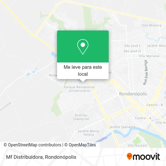 Mf Distribuidora mapa