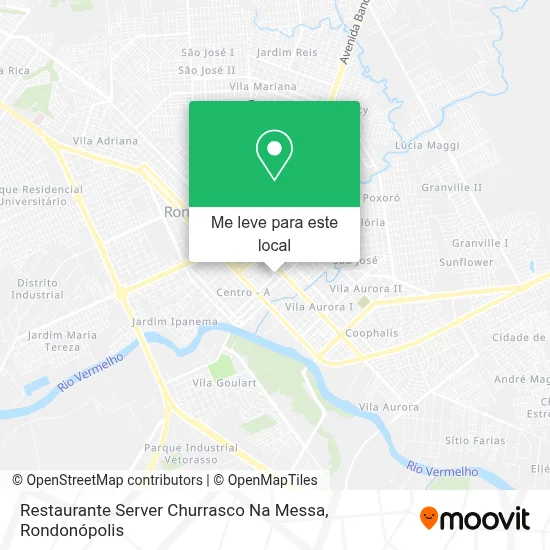 Restaurante Server Churrasco Na Messa mapa