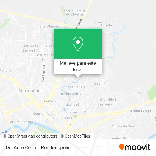 Del Auto Center mapa