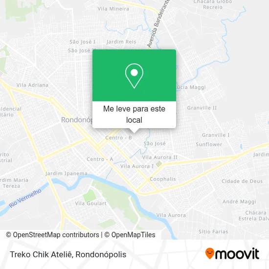 Treko Chik Ateliê mapa