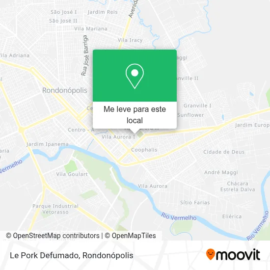 Le Pork Defumado mapa