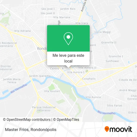Master Frios mapa