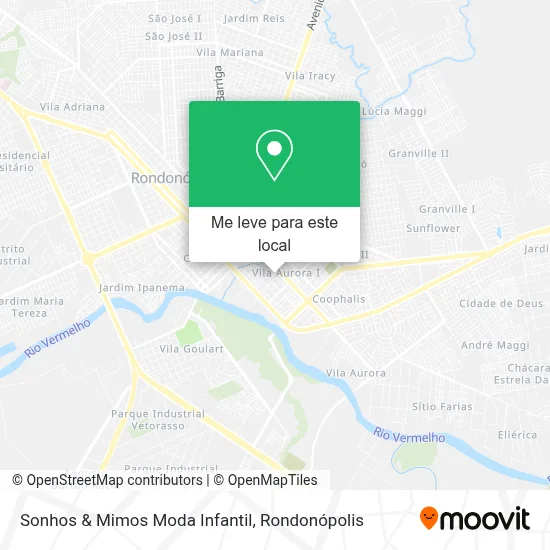 Sonhos & Mimos Moda Infantil mapa