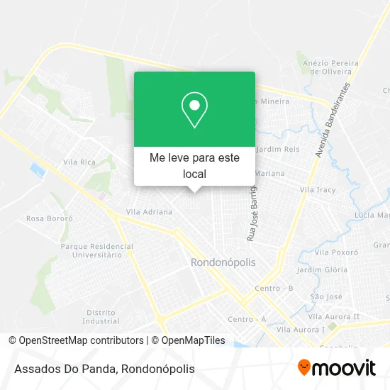 Assados Do Panda mapa