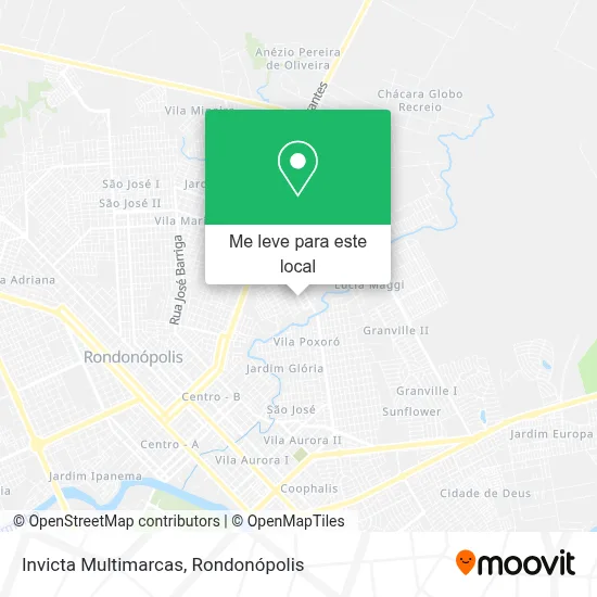 Invicta Multimarcas mapa
