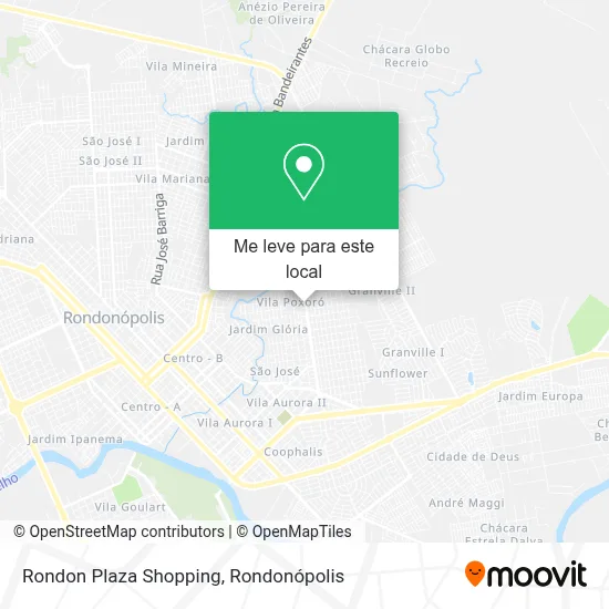 Rondon Plaza Shopping mapa