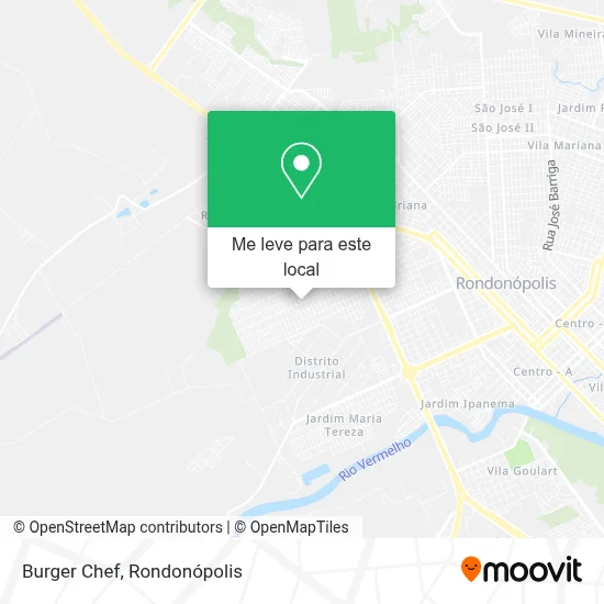 Burger Chef mapa