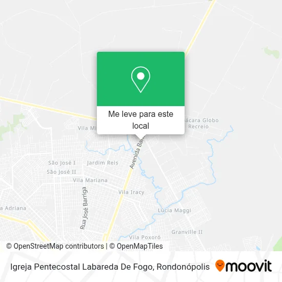Igreja Pentecostal Labareda De Fogo mapa