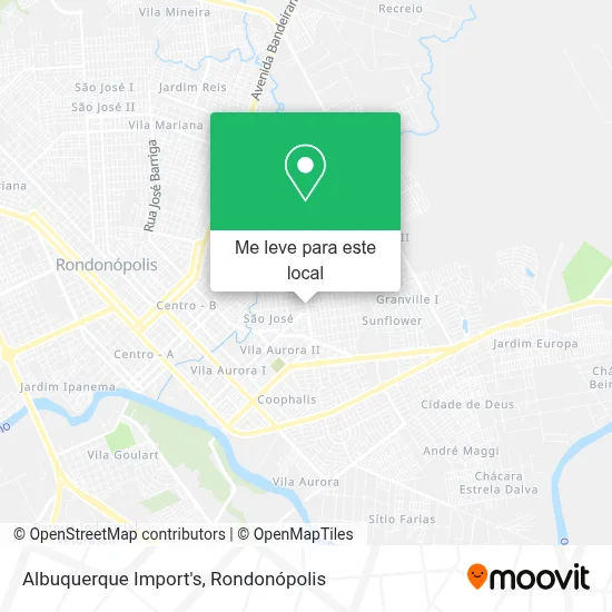 Albuquerque Import's mapa