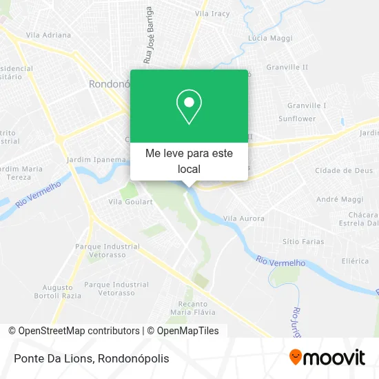 Ponte Da Lions mapa