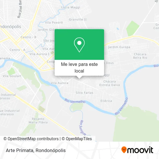 Arte Primata mapa