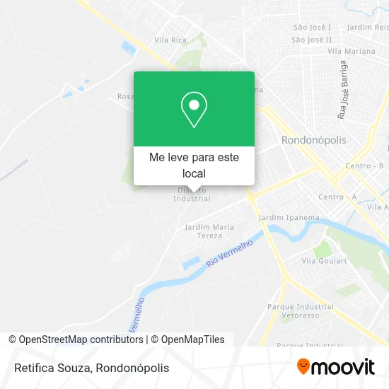 Retifica Souza mapa