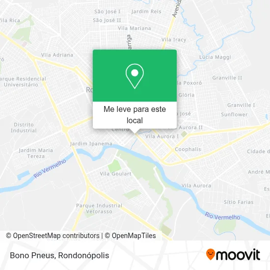 Bono Pneus mapa