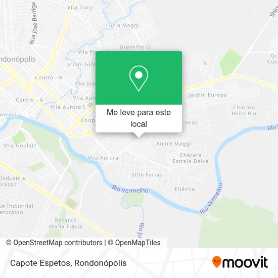 Capote Espetos mapa