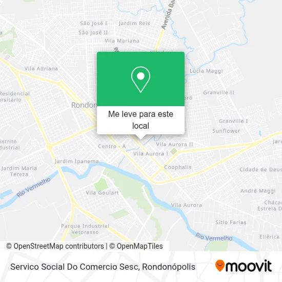 Servico Social Do Comercio Sesc mapa
