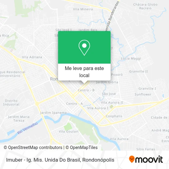 Imuber - Ig. Mis. Unida Do Brasil mapa